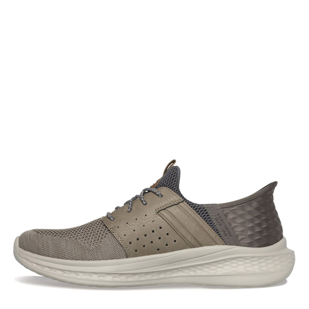 Men's Skechers Relaxed Fit Slip-ins: Slade - Ocon Sneaker TAUPE KNIT 210811-TPE
