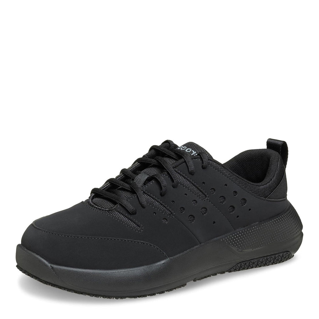 Men's Crocs On the Clock Work Sneaker - Wide Width SOLID BLACK 211159-0WC