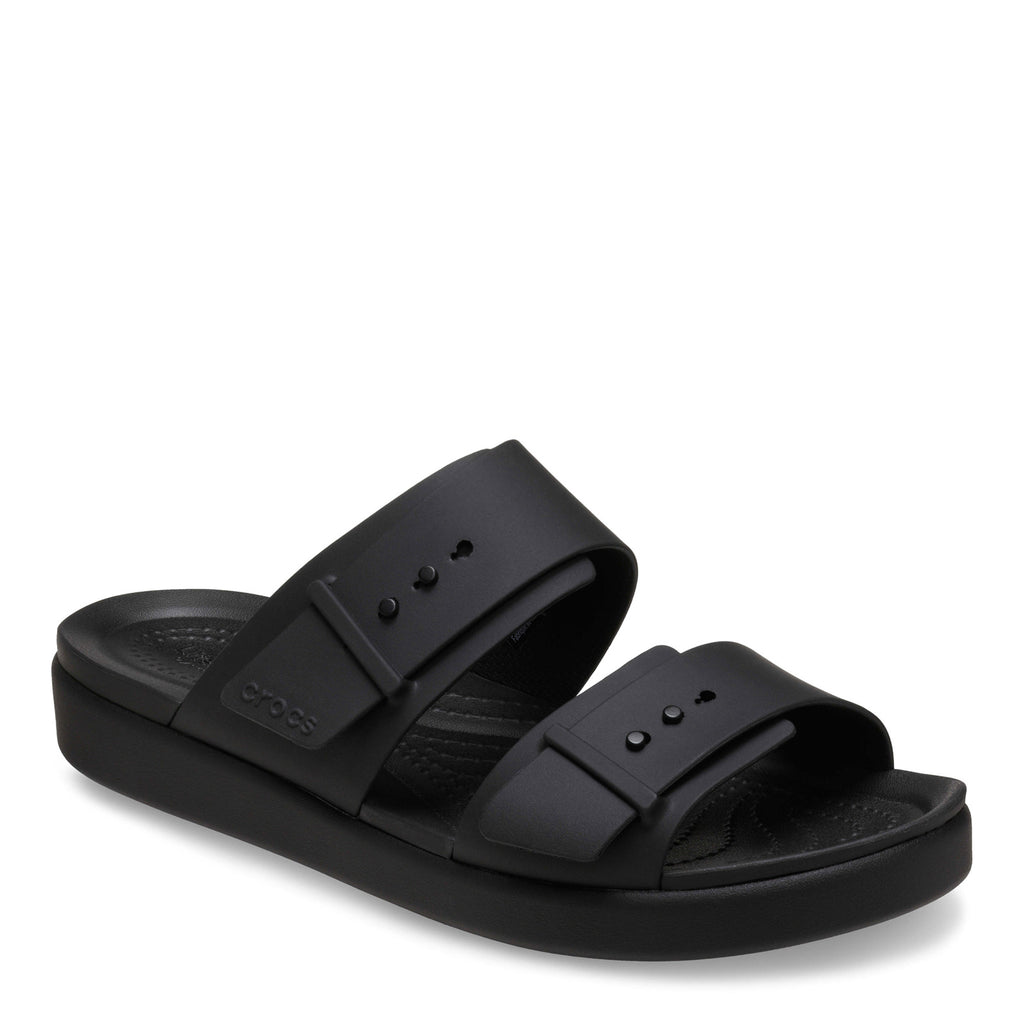 Women's Crocs Brooklyn Buckle Low Low Sandal BLACK 211215-001
