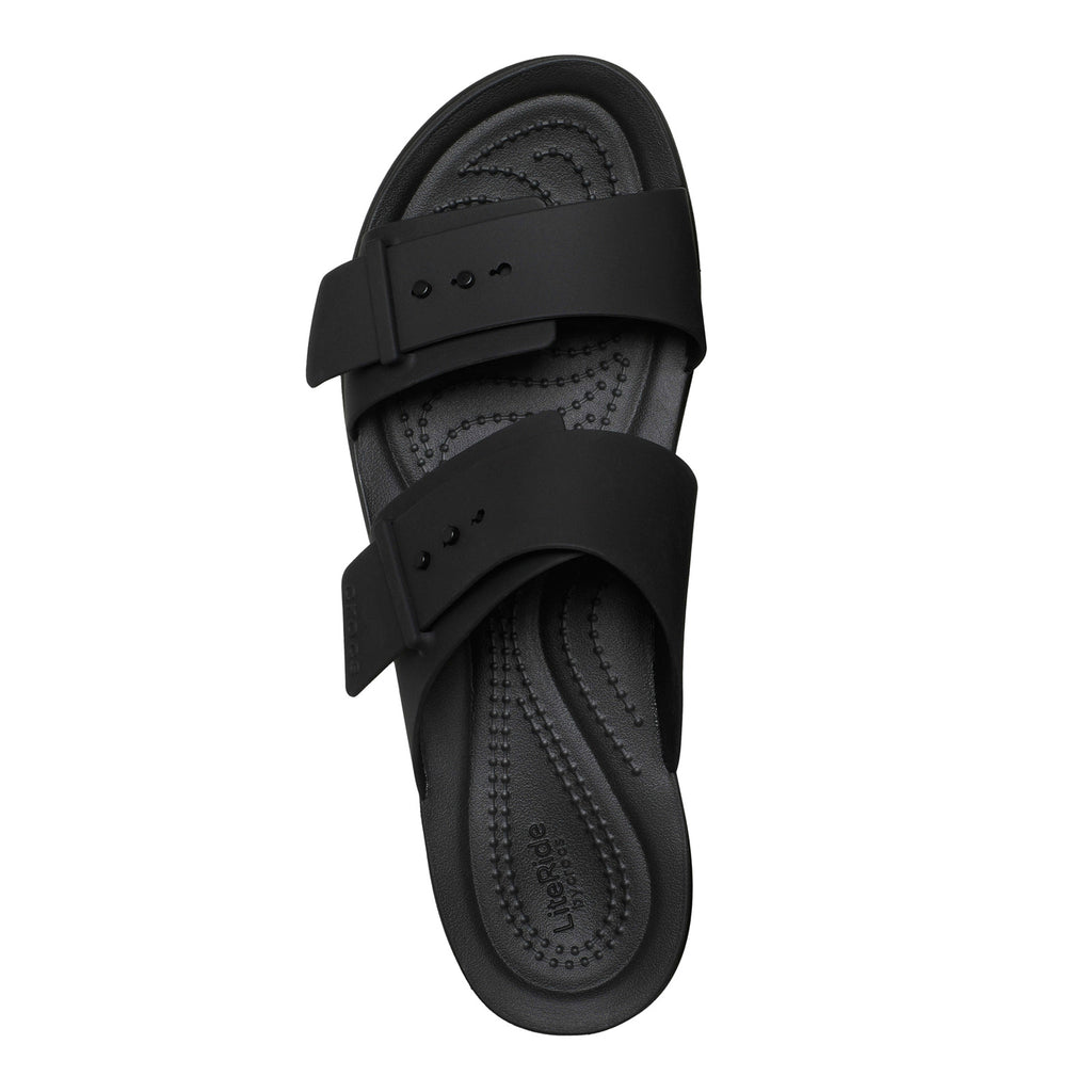 Women's Crocs Brooklyn Buckle Low Low Sandal BLACK 211215-001