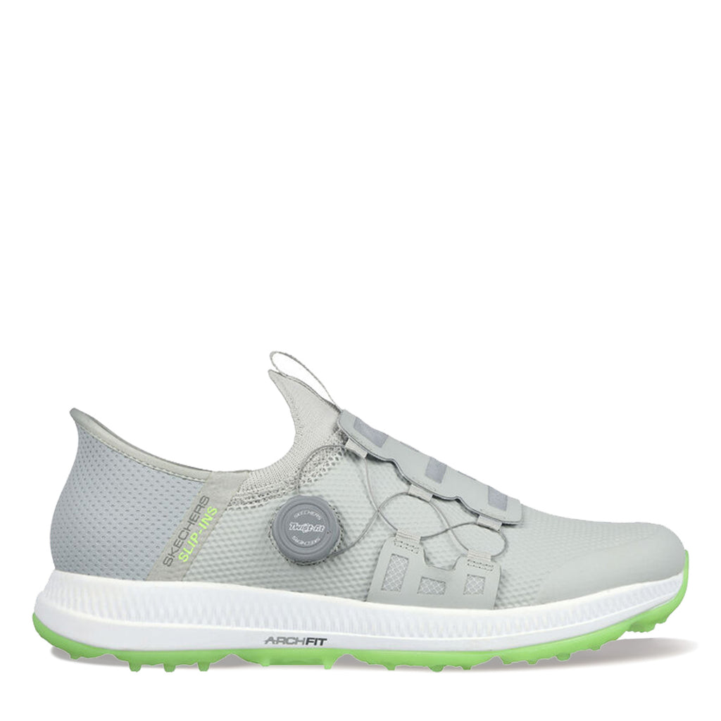 Men's Skechers GOgolf: Elite 5 - Slip 'In Golf Shoe GREY/LIME 214066-GYLM