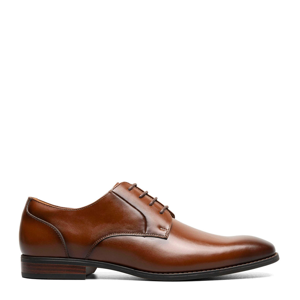 Men's Stacy Adams Newell Plain Toe Oxford COGNAC 21542-221