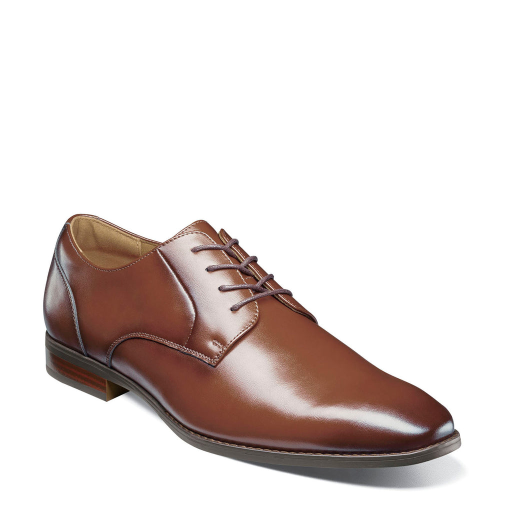 Men's Stacy Adams Newell Plain Toe Oxford COGNAC 21542-221