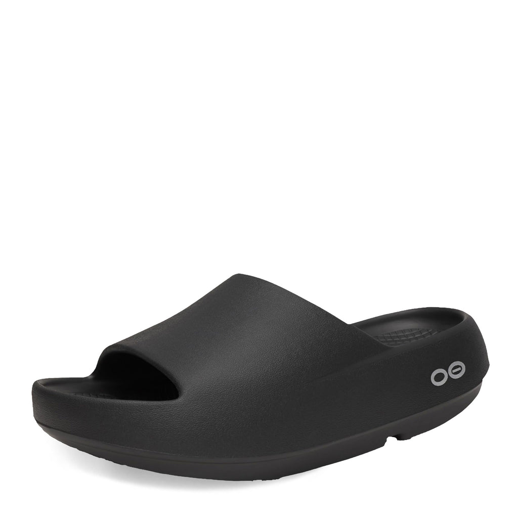 Unisex OOfos OOahh PLUS Sandal BLACK 2200-BLACK