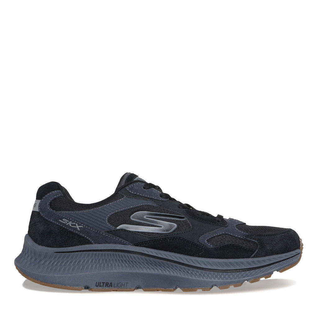 Men's Skechers GO RUN Consistent 2.0 - Retro Runner V1 Sneaker BLACK CHARCOAL 220872-BKCC