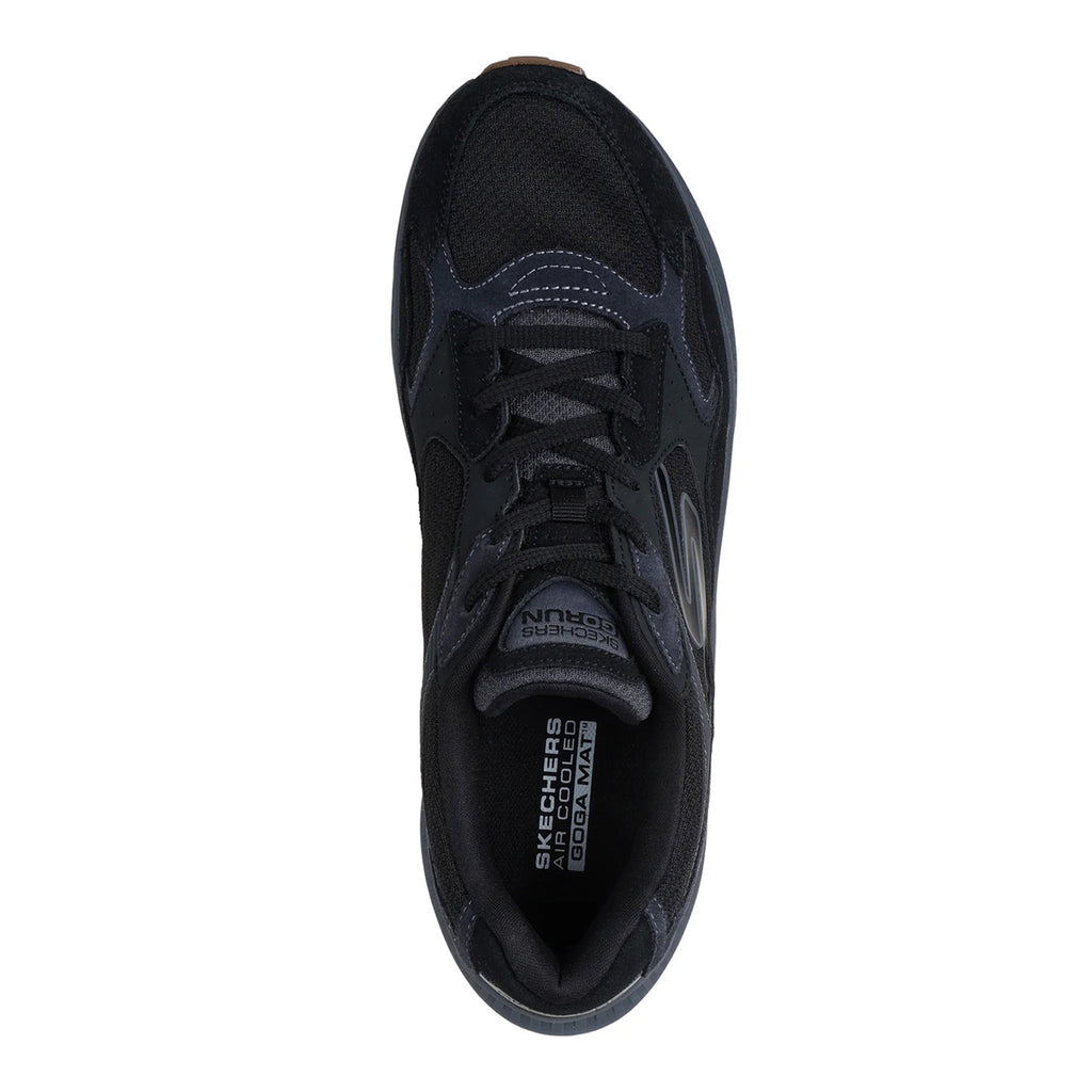 Men's Skechers GO RUN Consistent 2.0 - Retro Runner V1 Sneaker BLACK CHARCOAL 220872-BKCC