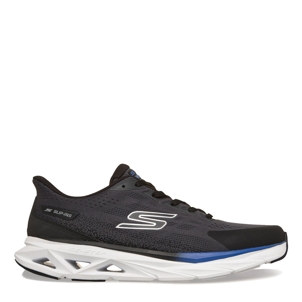Men's Skechers Slip-ins: Glide Step Vortex Sneaker BLACK CHARCOAL 221040-BKCC