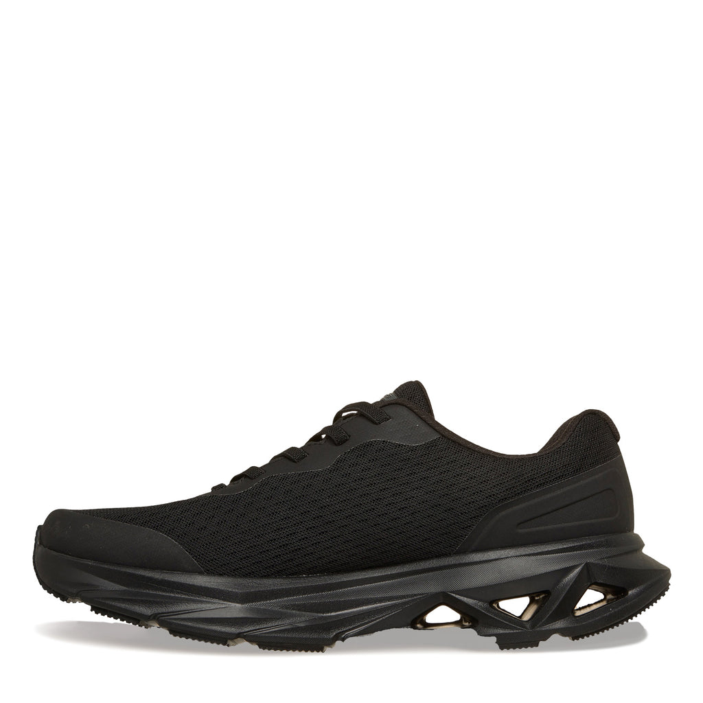 Men's Skechers Glide Step Vortex - Avalin Sneaker Walking Shoe SOLID BLACK 221041-BBK