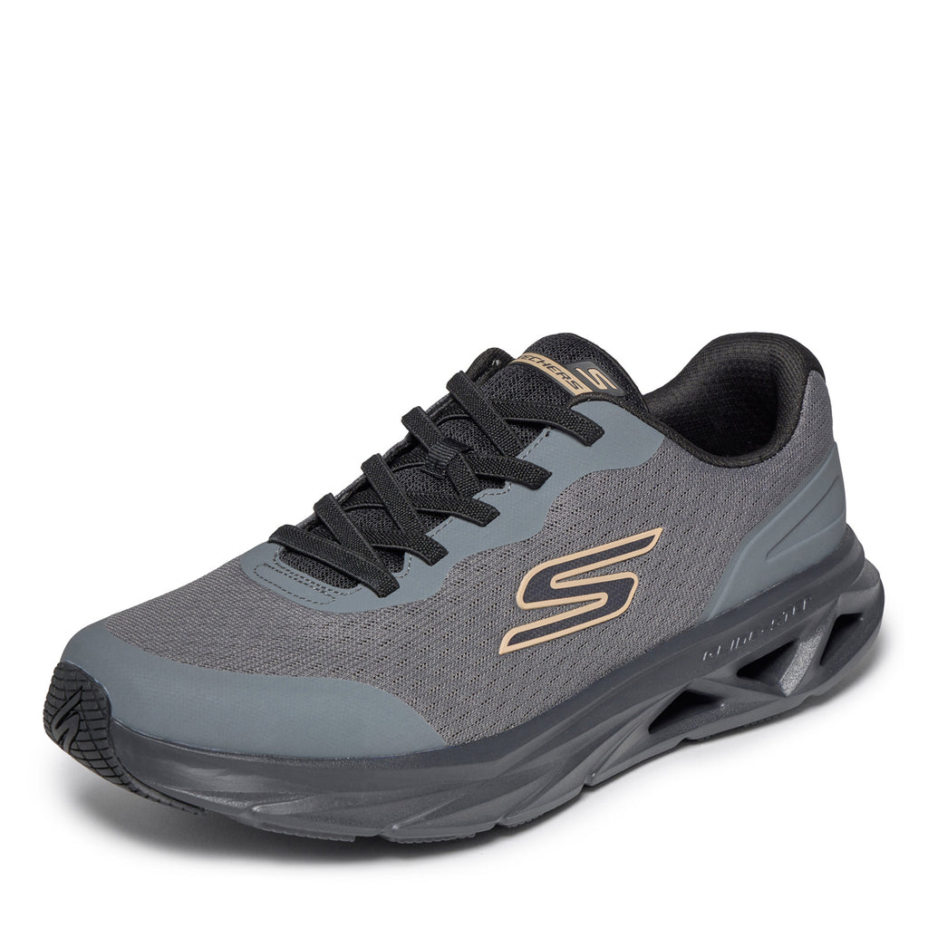Men's Skechers Glide Step Vortex - Avalin Sneaker Walking Shoe - Wide Width CHARCOAL 221041WW-CHAR