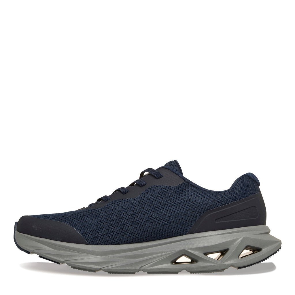 Men's Skechers Glide Step Vortex - Avalin Sneaker Walking Shoe - Wide Width NAVY 221041WW-NVY
