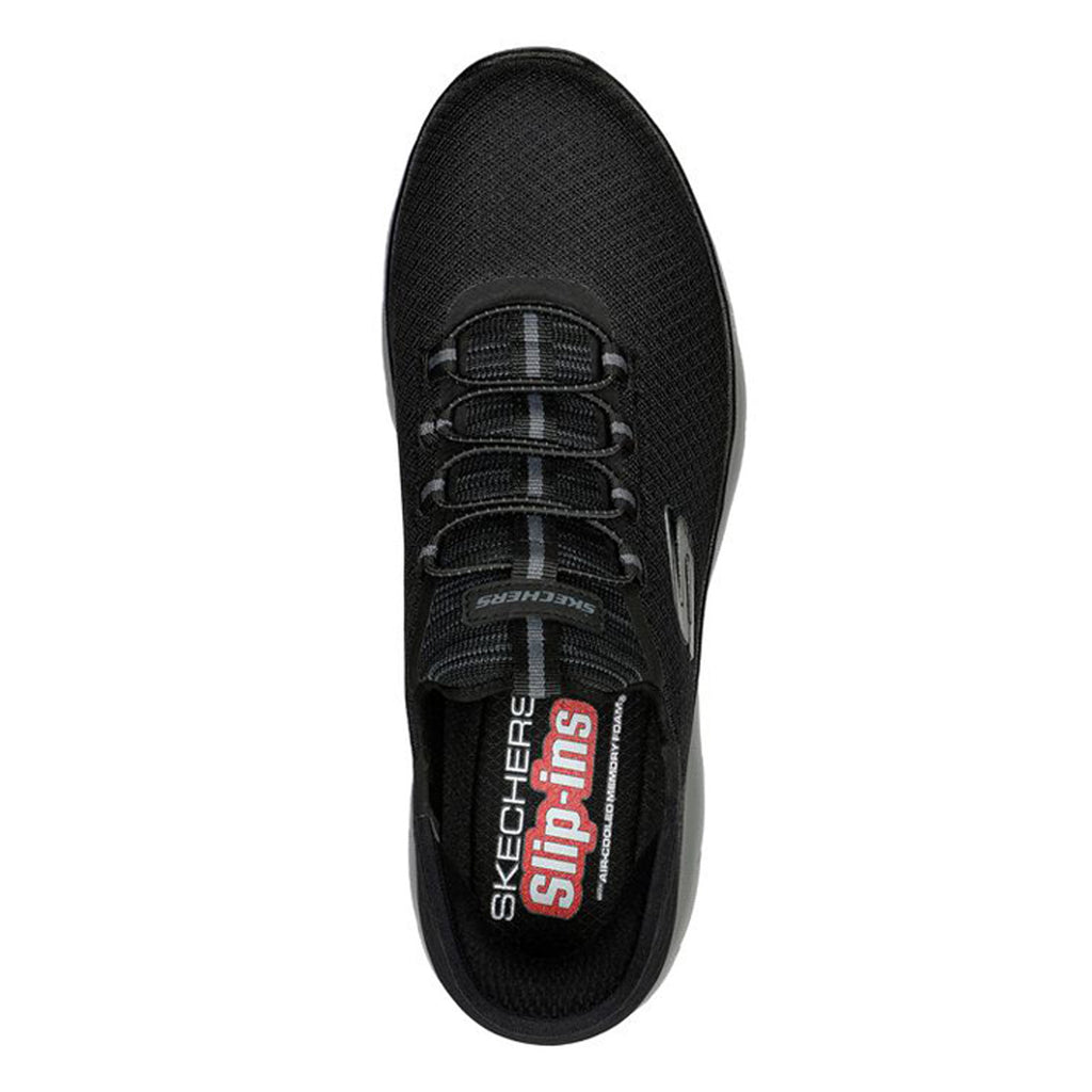 Men's Skechers Slip-ins: Summits - High Range Sneaker - Wide Width BLACK/CHARCOAL 232457W-BKCC