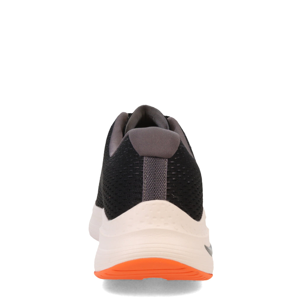 Men's Skechers Arch Fit - Takar Sneaker BLACK/ORANGE 232601-BKOR
