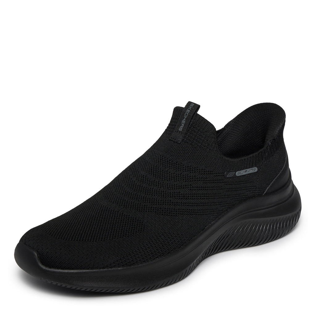 Men's Skechers Slip-ins: Ultra Flex 4.0 - Calvera Sneaker - Wide Width BLACK 233201W-BBK