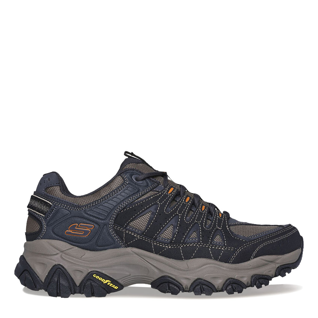 Men's Skechers After Burn M Fit 2.0 Hiking Shoe - Extra Wide Width CHARCOAL/GOLD 237608WW-CCGD