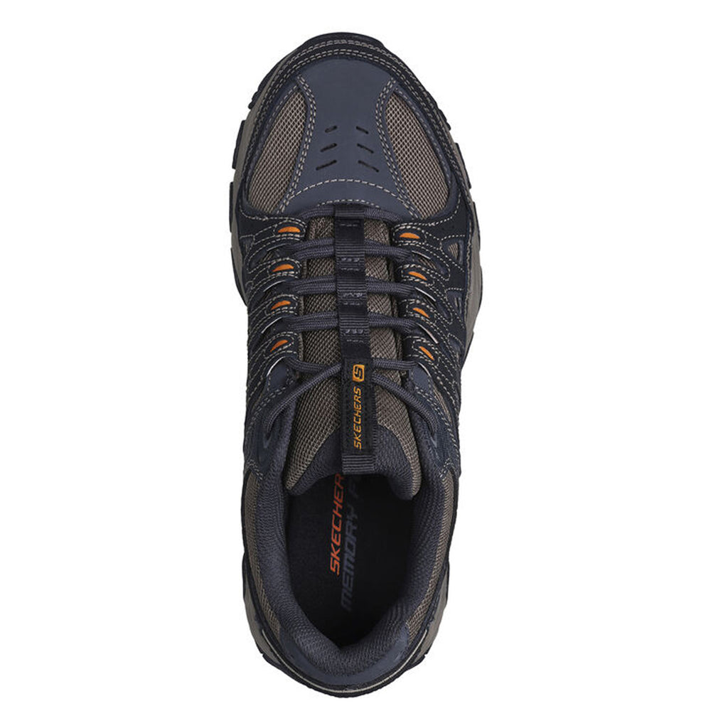 Men's Skechers After Burn M Fit 2.0 Hiking Shoe - Extra Wide Width CHARCOAL/GOLD 237608WW-CCGD