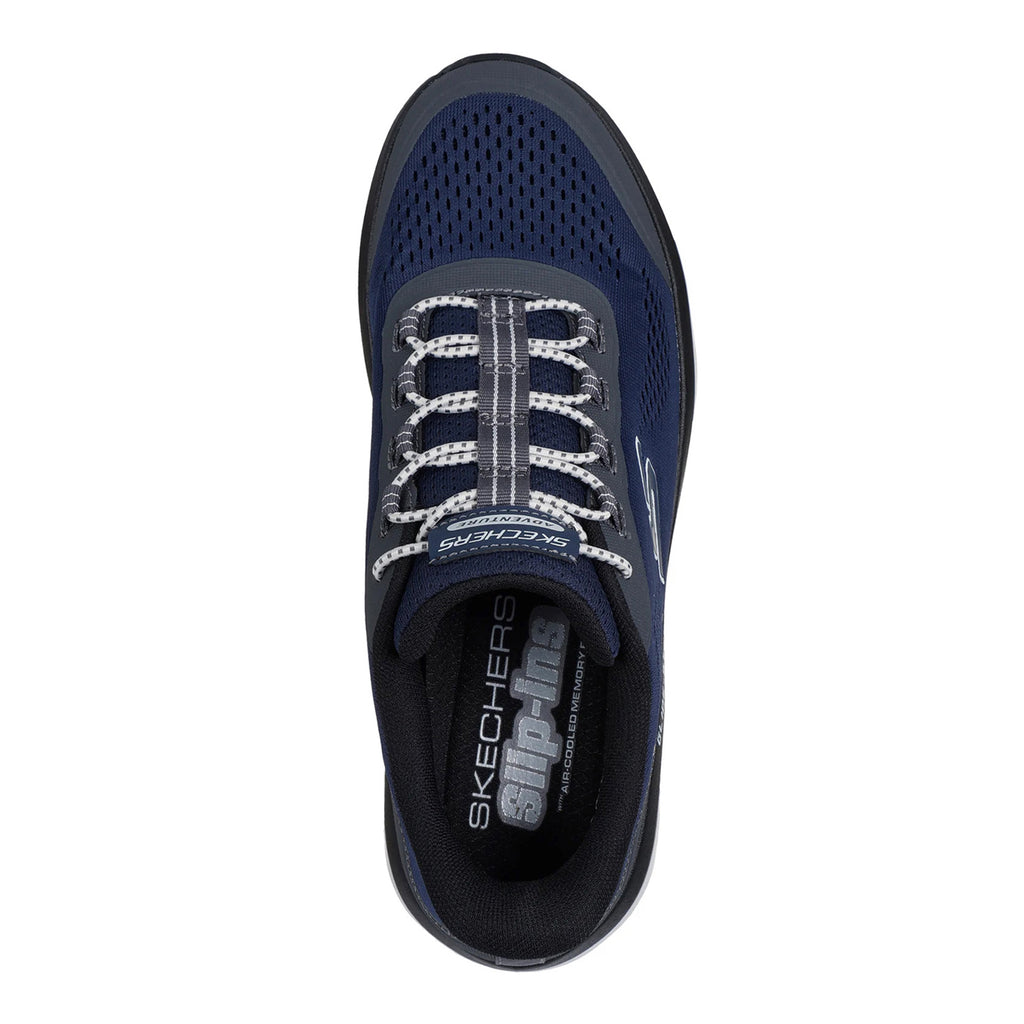 Men's Skechers Slip-Ins: Glide-Step Sole - Glover Peak Walking Shoe NAVY 237812-NVY