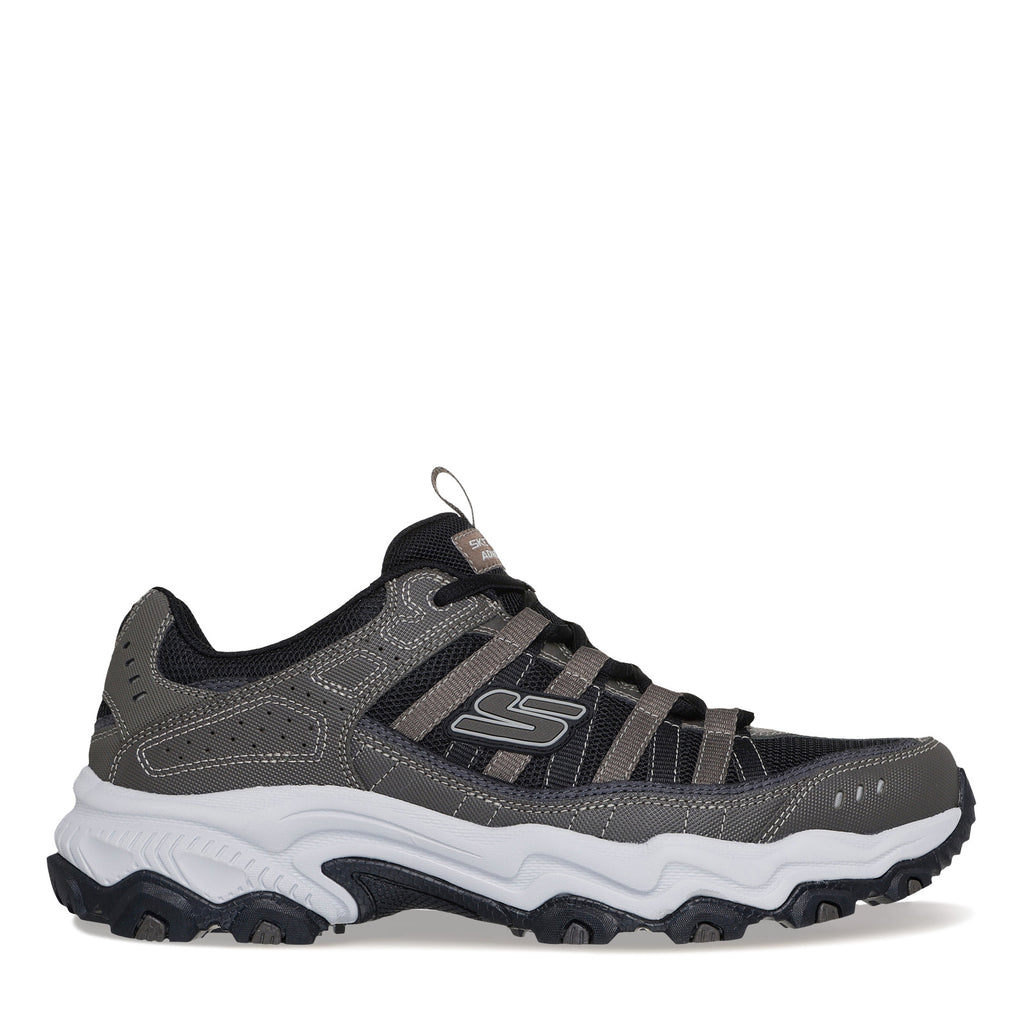 Men's Skechers Stamina - Afterburn Legacy Hiking Shoe BROWN BLACK 237829-BRBK