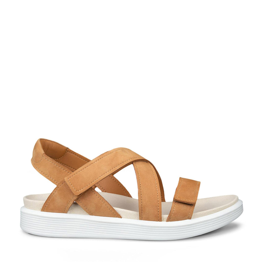Women's Ecco Soft Cross Strap Sandal LION 238813-02021