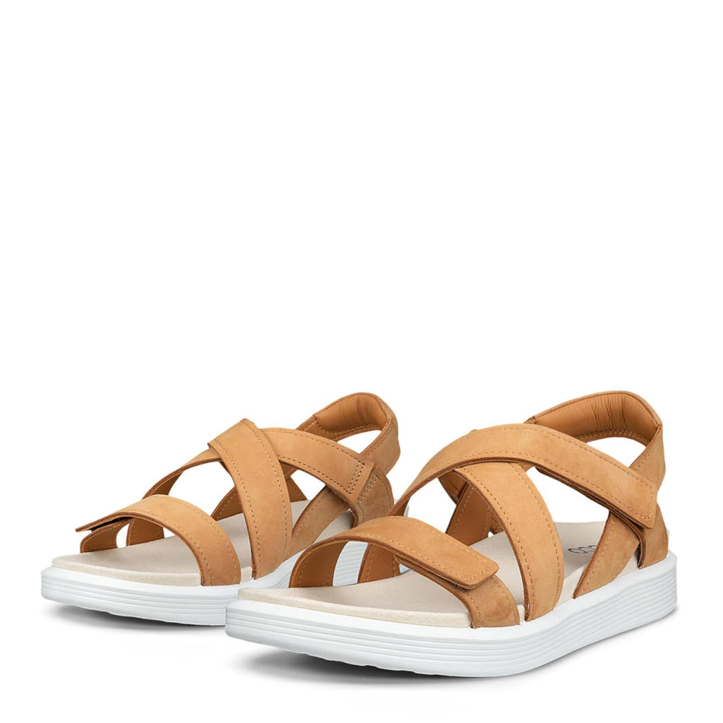 Women's Ecco Soft Cross Strap Sandal LION 238813-02021