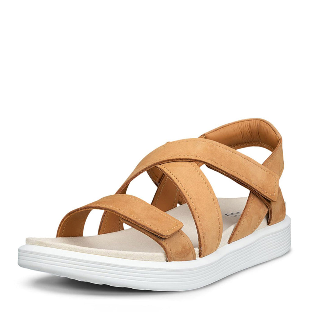 Women's Ecco Soft Cross Strap Sandal LION 238813-02021