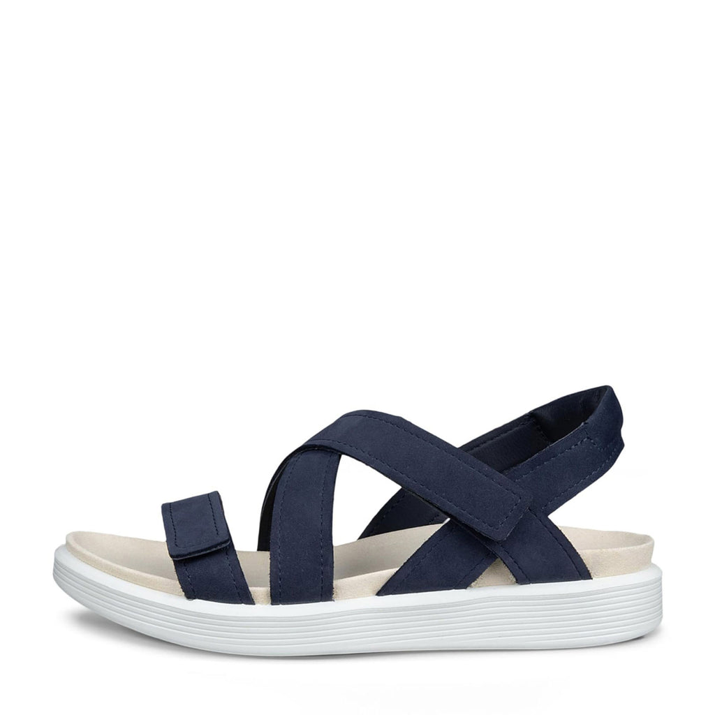 Women's Ecco Soft Cross Strap Sandal MARINE 238813-02038