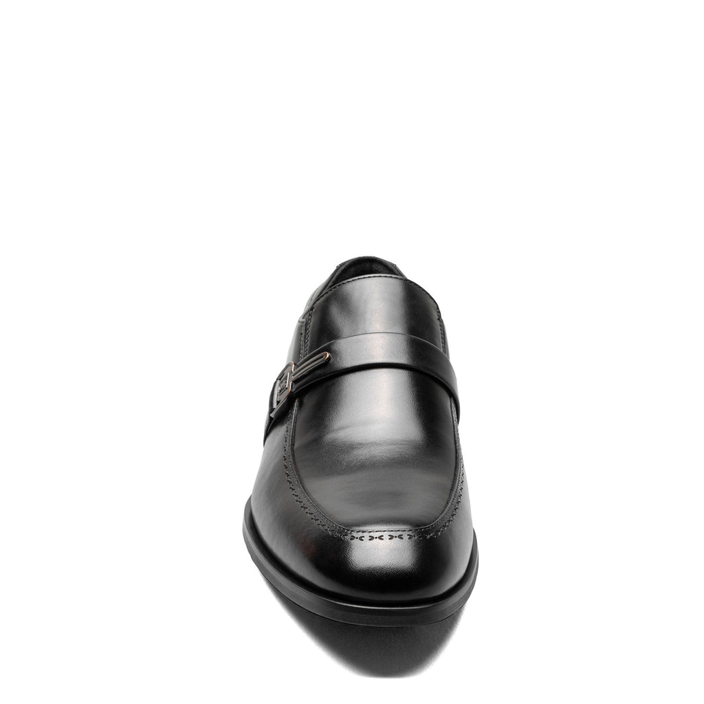Men's Stacy Adams Buckley Moc Toe Loafer BLACK 25636-001
