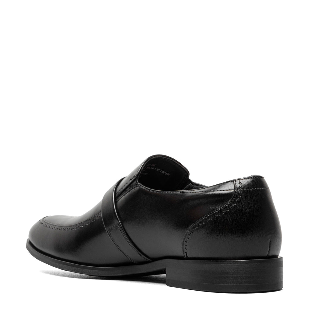 Men's Stacy Adams Buckley Moc Toe Loafer BLACK 25636-001
