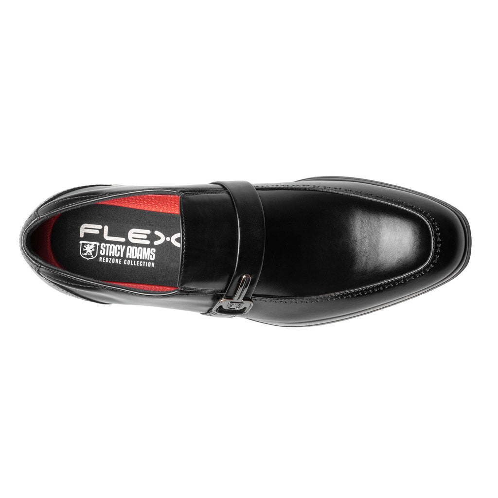 Men's Stacy Adams Buckley Moc Toe Loafer BLACK 25636-001