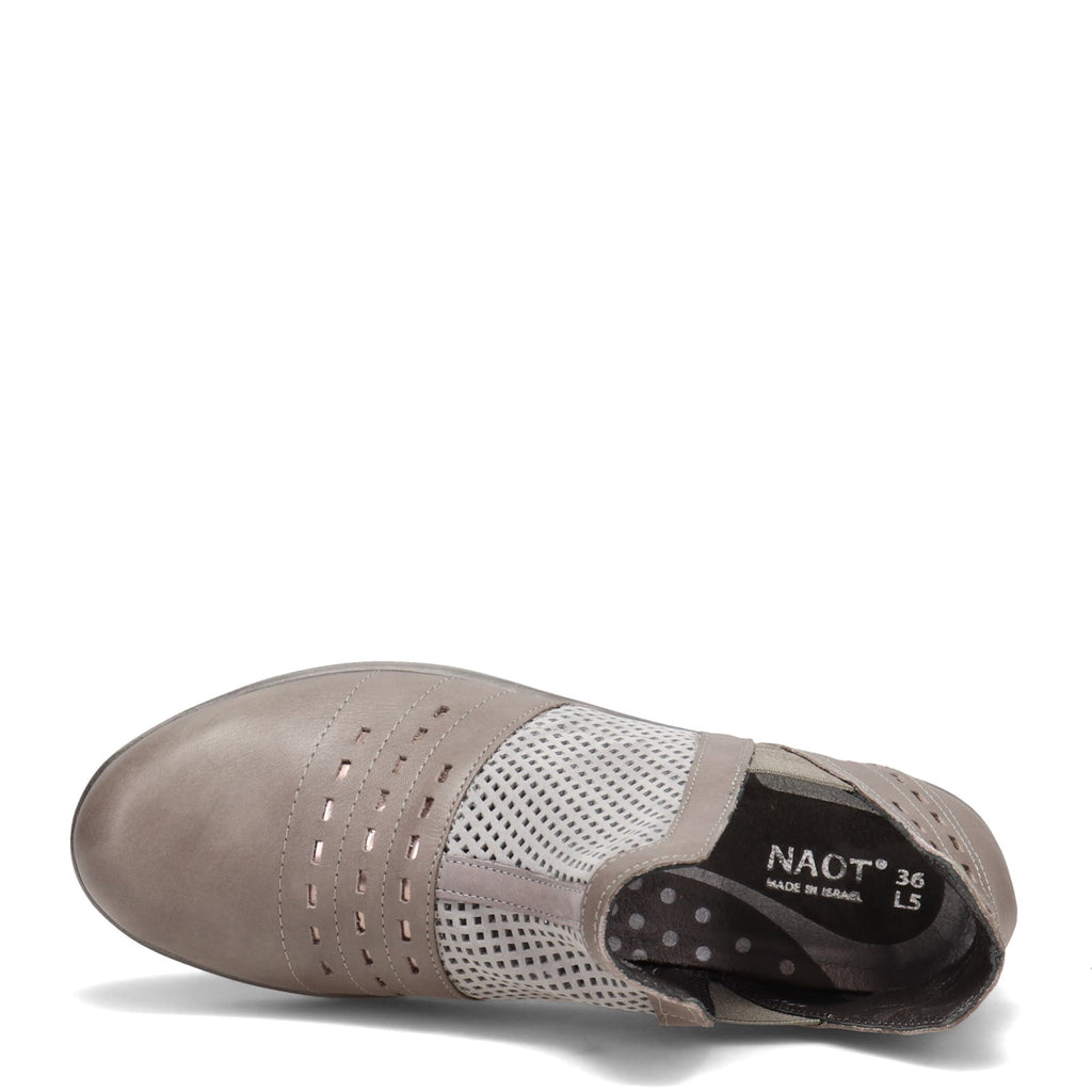 Women's Naot Rivotra Bootie GRAY/FOGGY GRAY/SILVER 26061-NRV