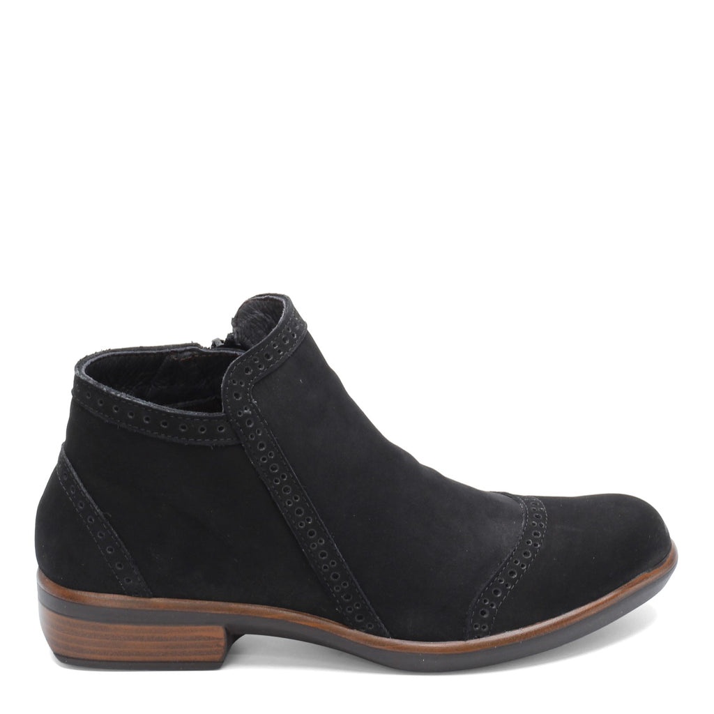 Women's Naot Nefasi Ankle Boot BLACK VELVET NUBUCK 26065-B12