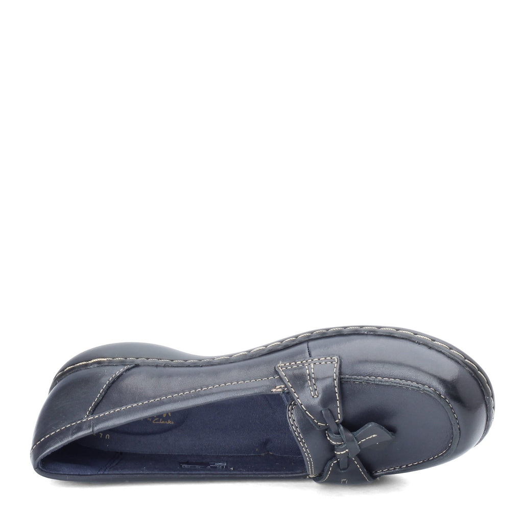 Women's Clarks Ashland Bubble Loafer NAVY 26067332