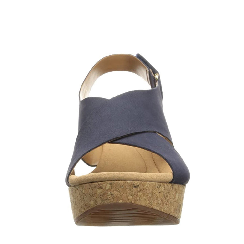 Women's Clarks Annadel Eirwyn Sandal NAVY NUBUCK 26124870