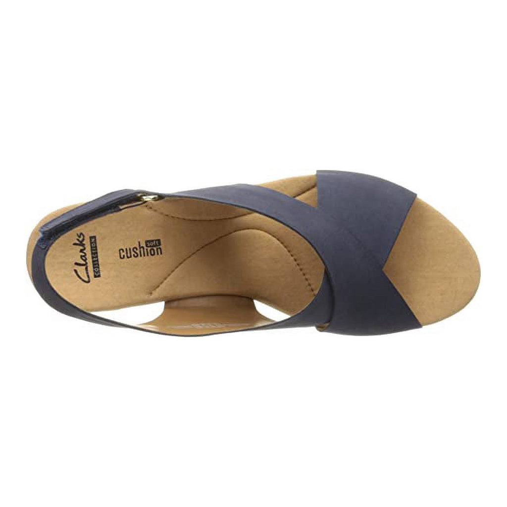 Women's Clarks Annadel Eirwyn Sandal NAVY NUBUCK 26124870