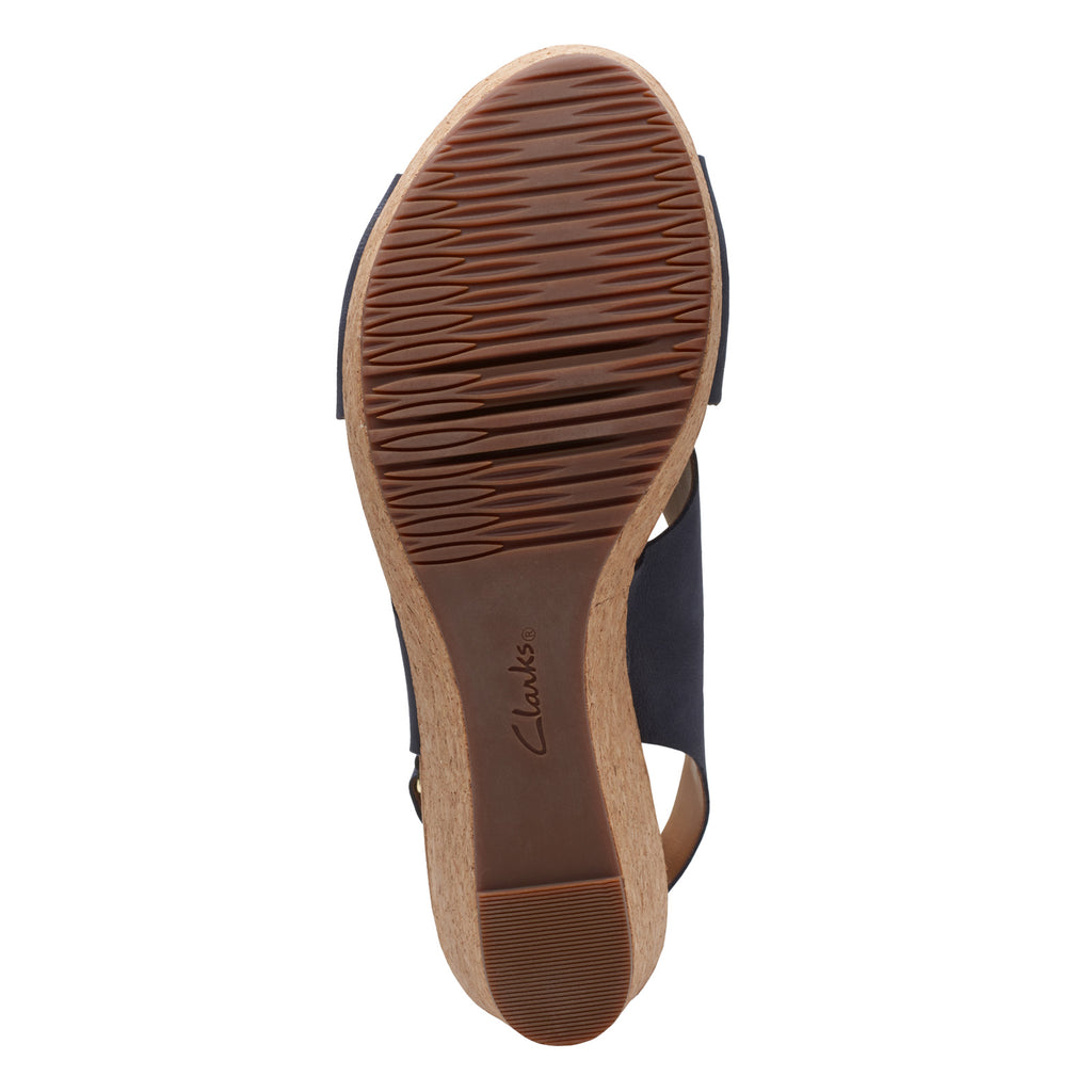Women's Clarks Annadel Eirwyn Sandal NAVY NUBUCK 26124870