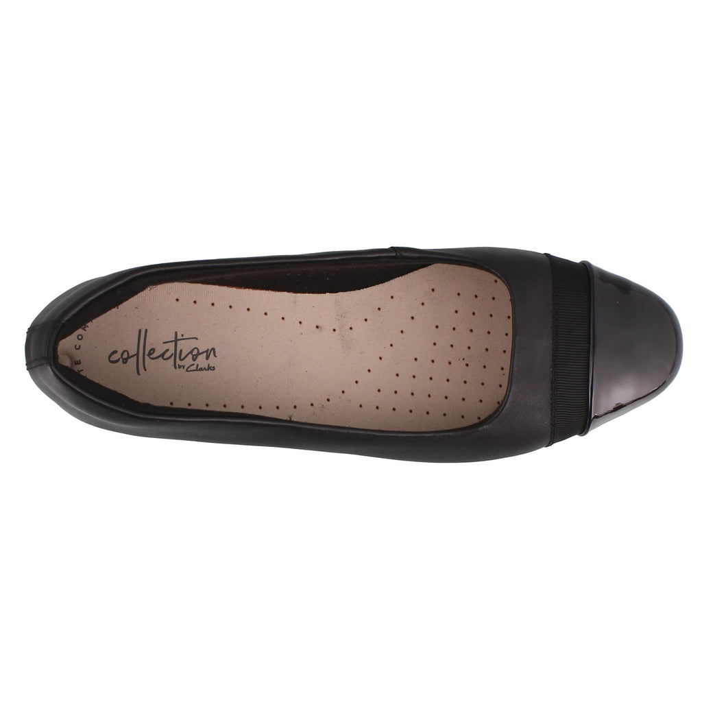 Women's Clarks Juliet Monte Pump BLACK 26136864