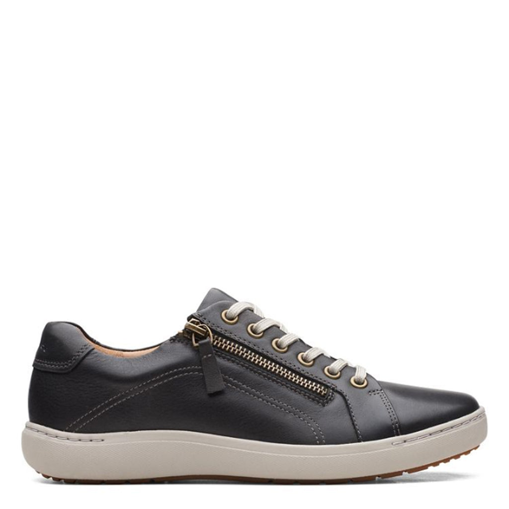 Women's Clarks Nalle Lace Sneaker BLACK 26159124