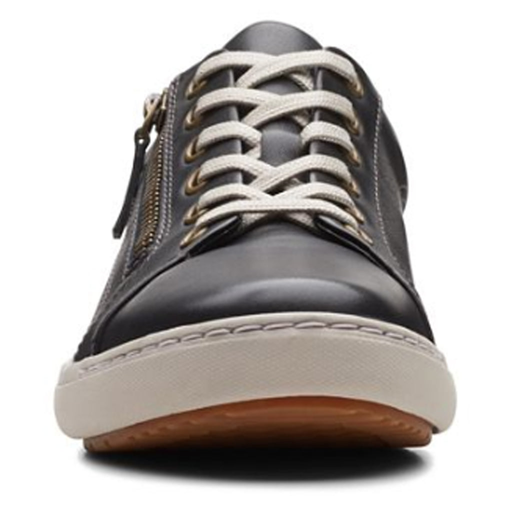 Women's Clarks Nalle Lace Sneaker BLACK 26159124