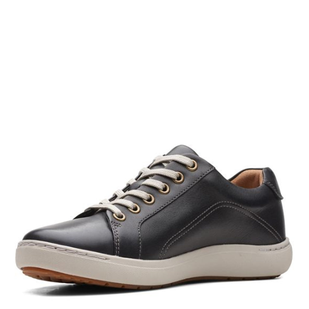 Women's Clarks Nalle Lace Sneaker BLACK 26159124