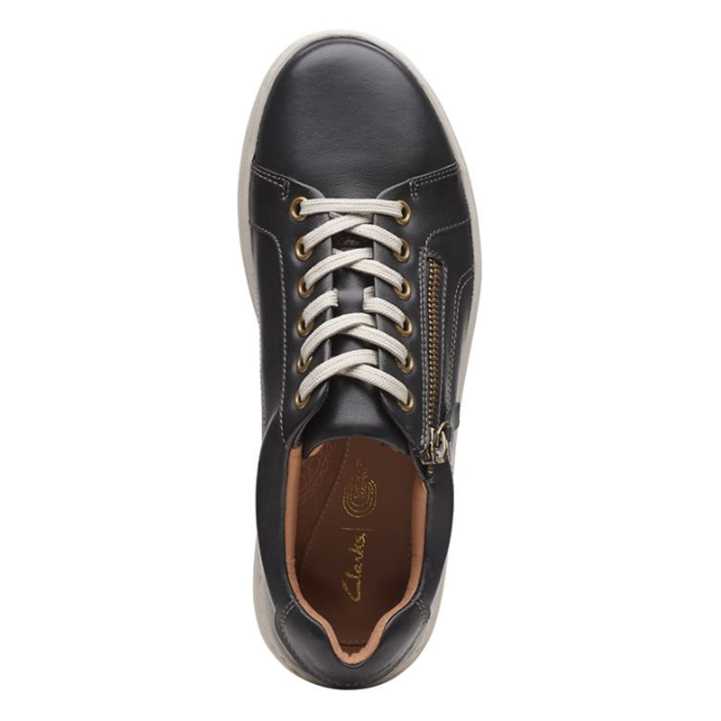 Women's Clarks Nalle Lace Sneaker BLACK 26159124