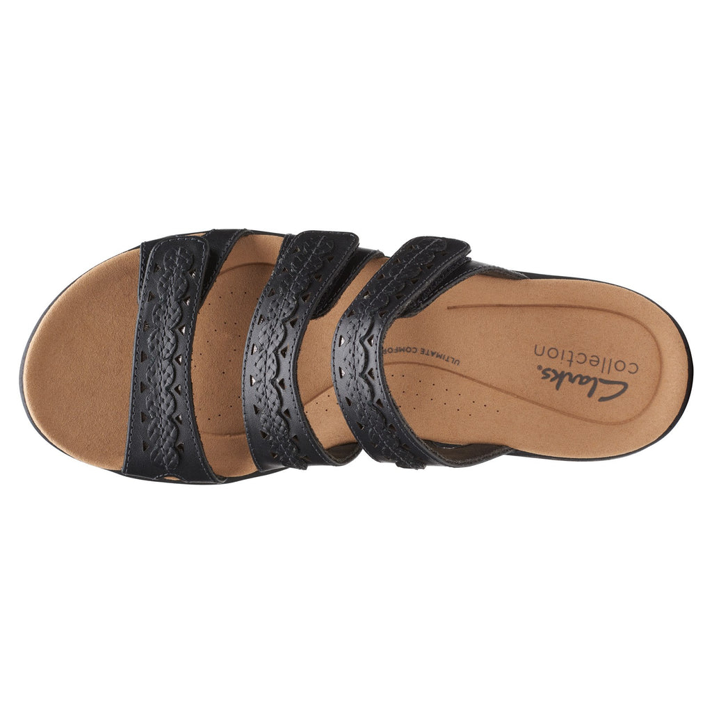 Women's Clarks Laurieann Cove Sandal BLACK 26164834