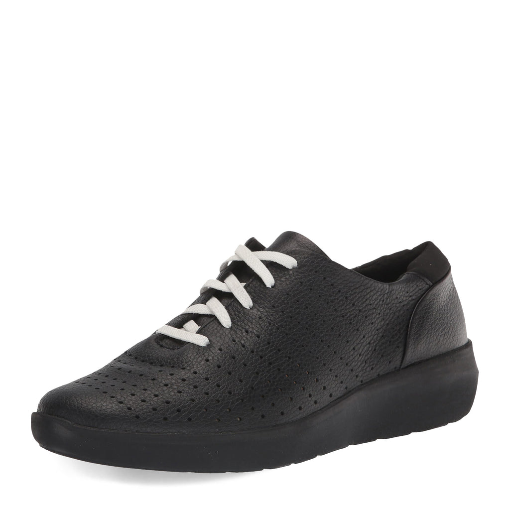Women's Clarks Kayleigh Aster Sneaker BLACK 26164853