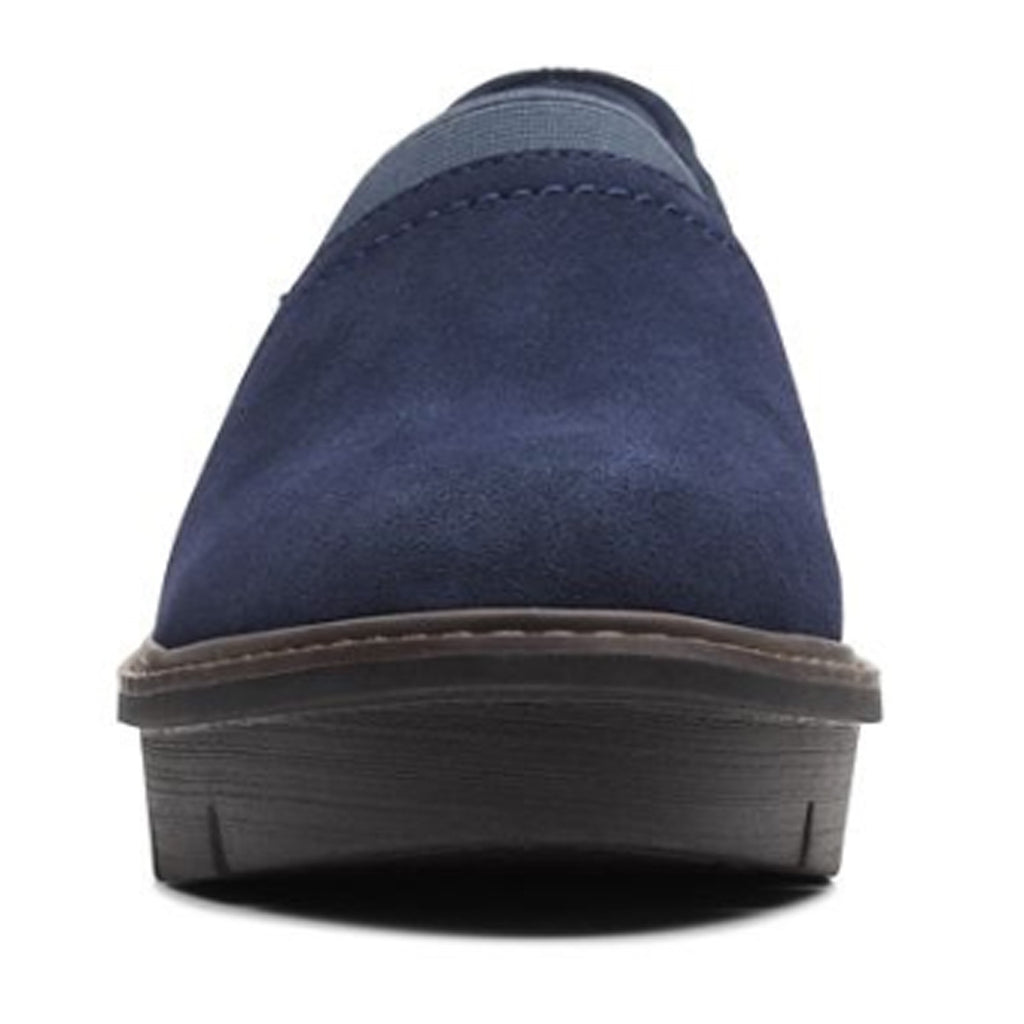 Women's Clarks Airabell Mid Slip-On NAVY SUEDE 26167632