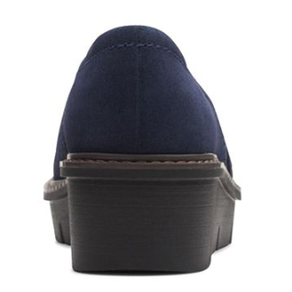 Women's Clarks Airabell Mid Slip-On NAVY SUEDE 26167632