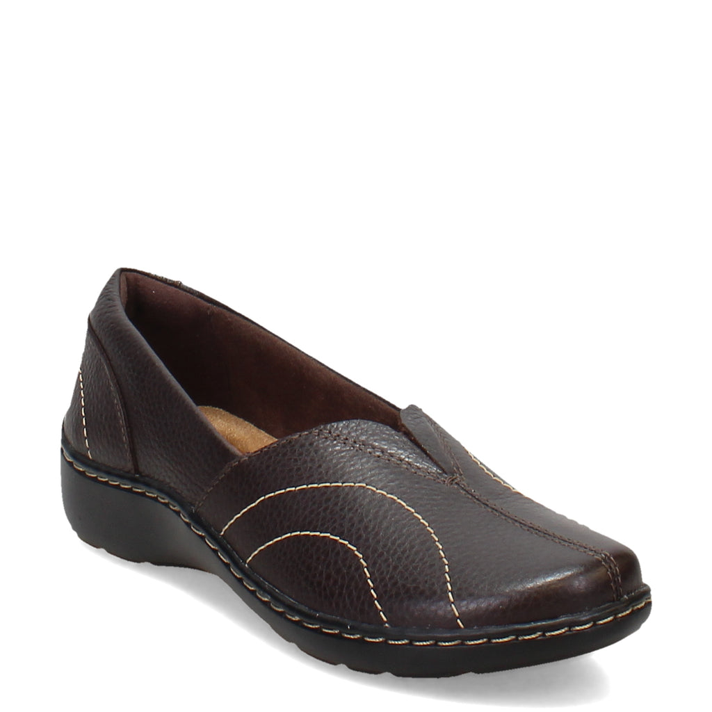 Women's Clarks Cora Meadow Slip-On BROWN 26167756