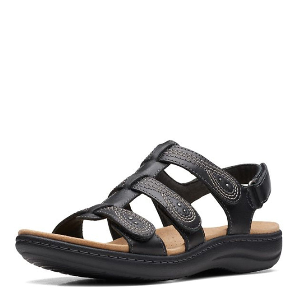 Women's Clarks Laurieann Vine Sandal BLACK 26171268