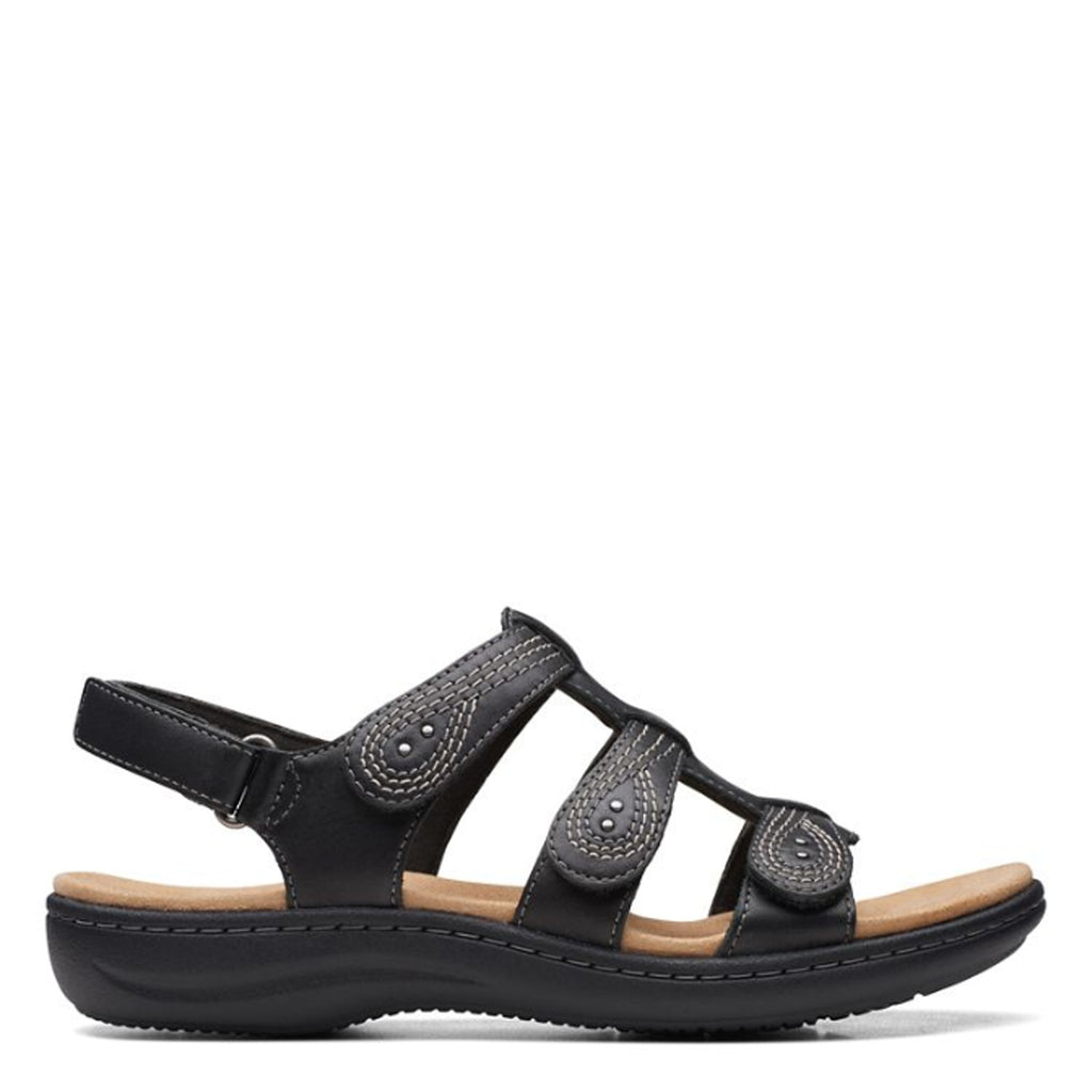 Women's Clarks Laurieann Vine Sandal BLACK 26171268
