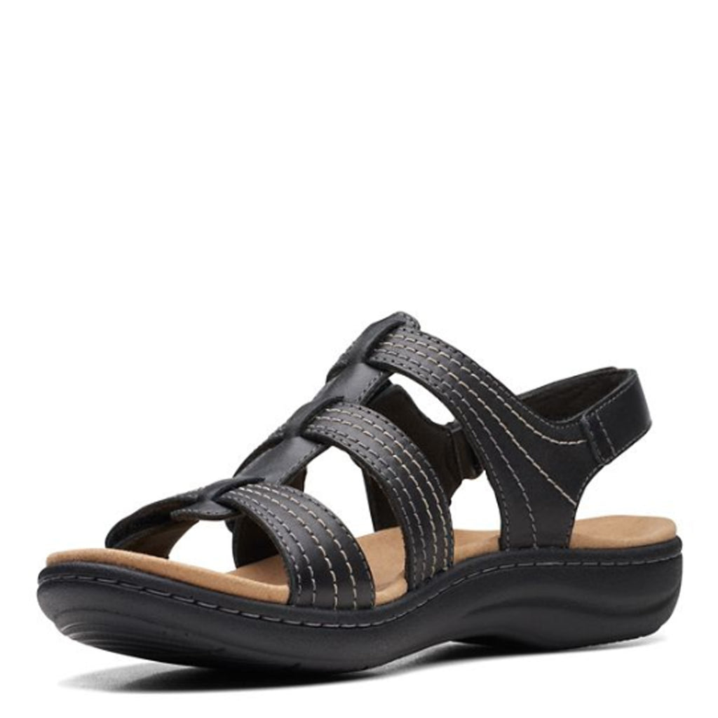 Women's Clarks Laurieann Vine Sandal BLACK 26171268