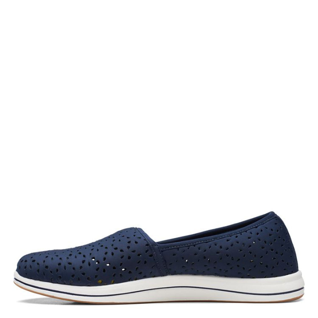 Women's Clarks Breeze Emily Slip-On NAVY 26171360