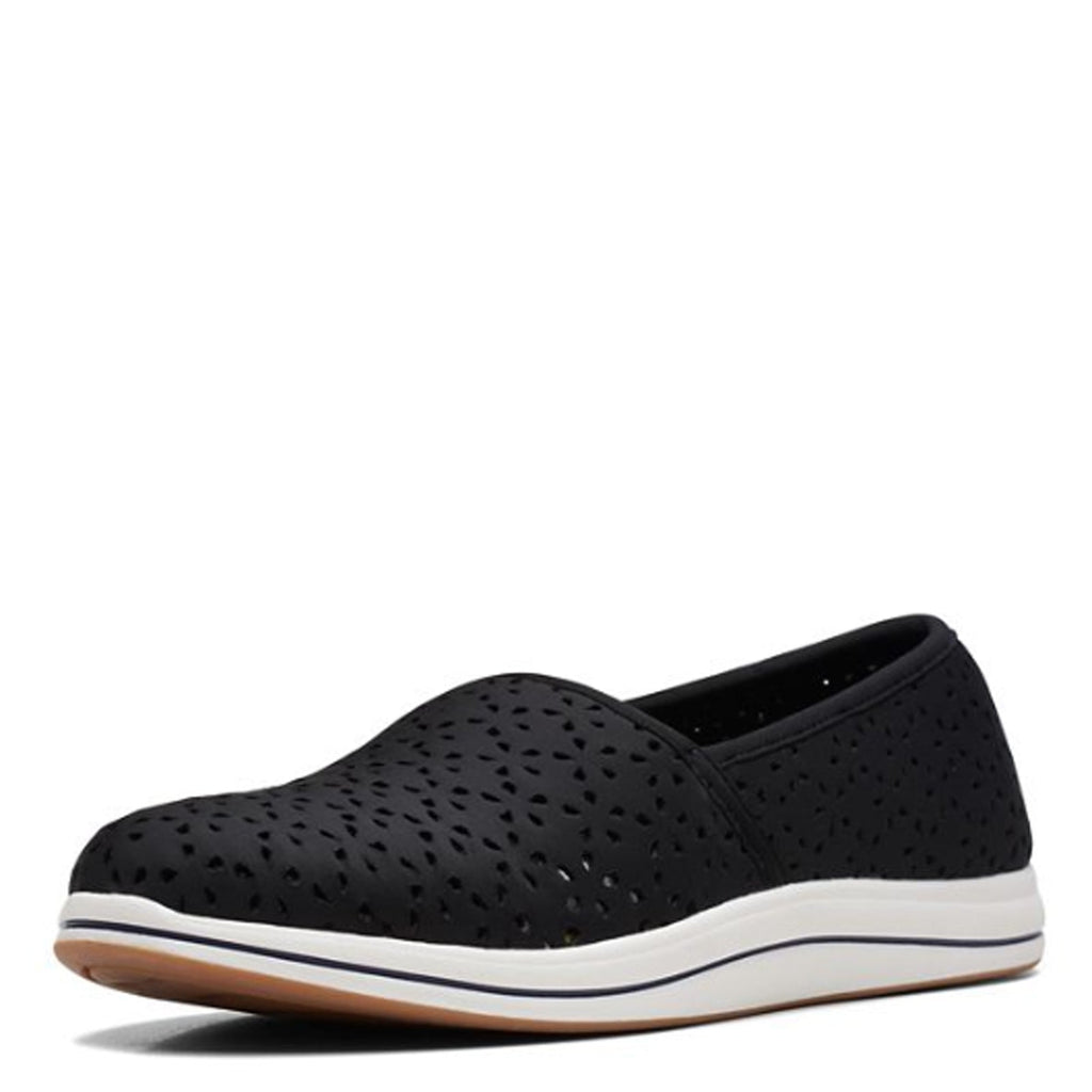 Women's Clarks Breeze Emily Slip-On BLACK 26171370