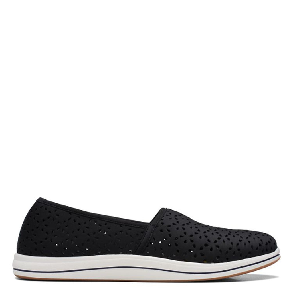 Women's Clarks Breeze Emily Slip-On BLACK 26171370